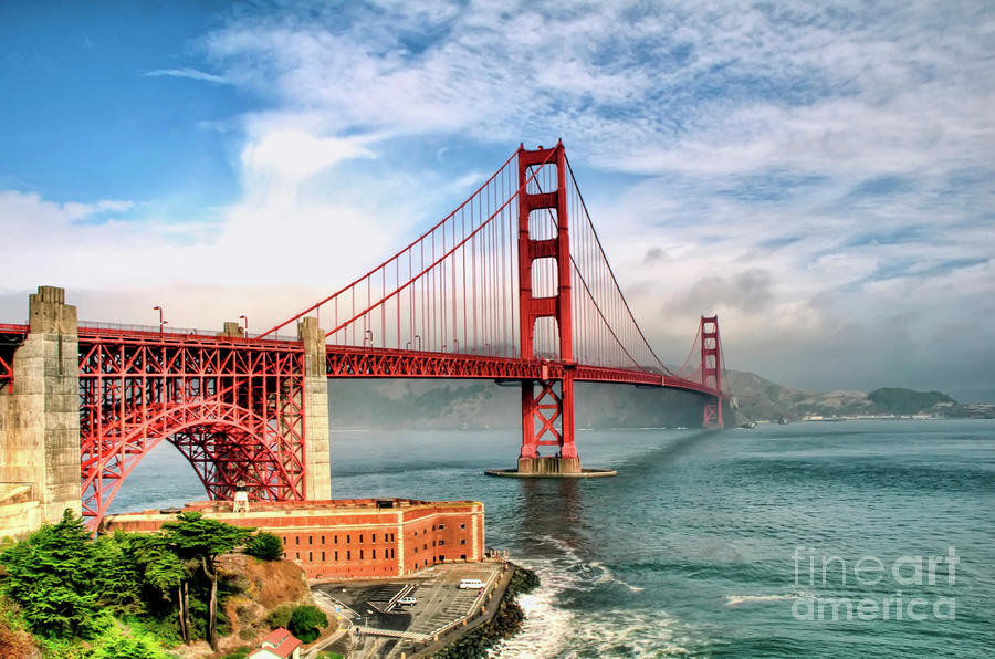 The Golden Gate Photograph by Bibhash Chaudhuri