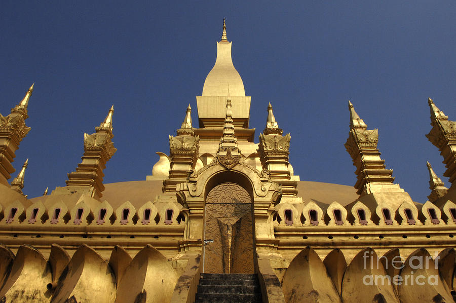 The Golden Palace Laos Photograph by Bob Christopher