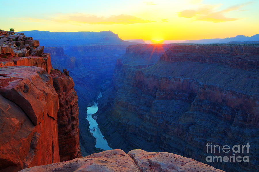 The Grand Canyon Solitude At Toroweap Photograph by Bob Christopher