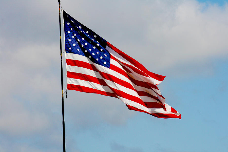 The Great flag of America Photograph by Melisa Rightler - Pixels