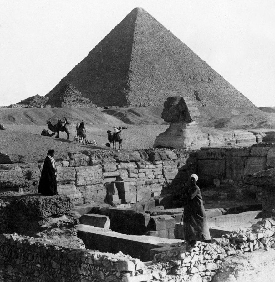 The Great Pyramid Of Giza, 1896 Photograph By Everett - Fine Art America