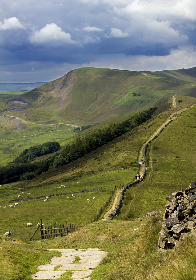 National Parks Photograph - The Great Ridge Hope Valley Derbyshire. by Darren Burroughs