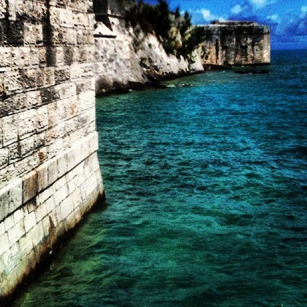The Great Wall Bermuda Photograph by Julia Patterson