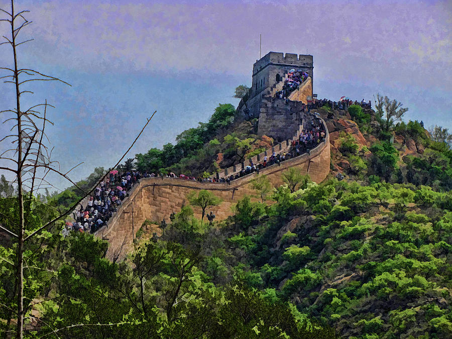 The Great Wall of China - Badaling Photograph by Helaine Cummins