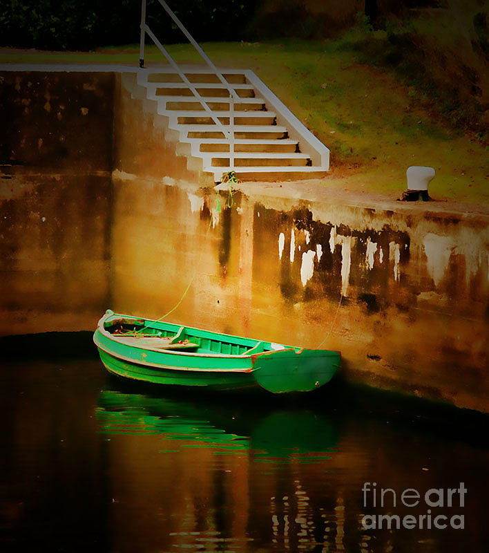 The Green Boat Photograph by Jack Torcello