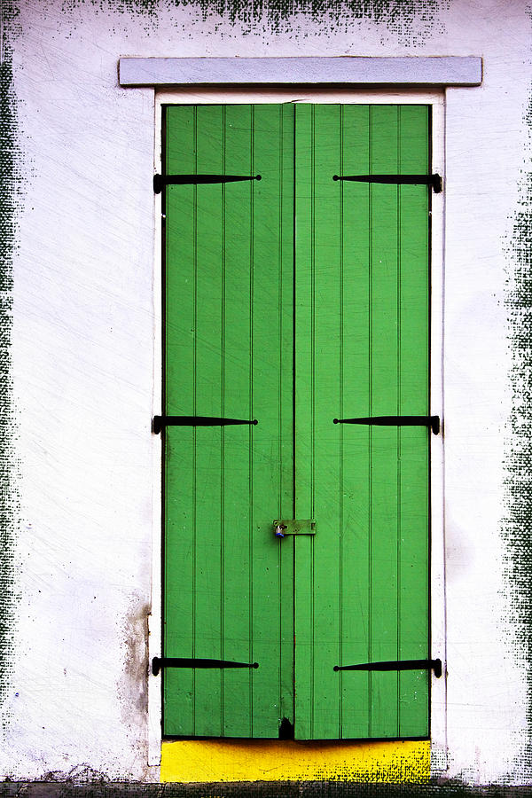 The Green Door Photograph by Jarrod Erbe
