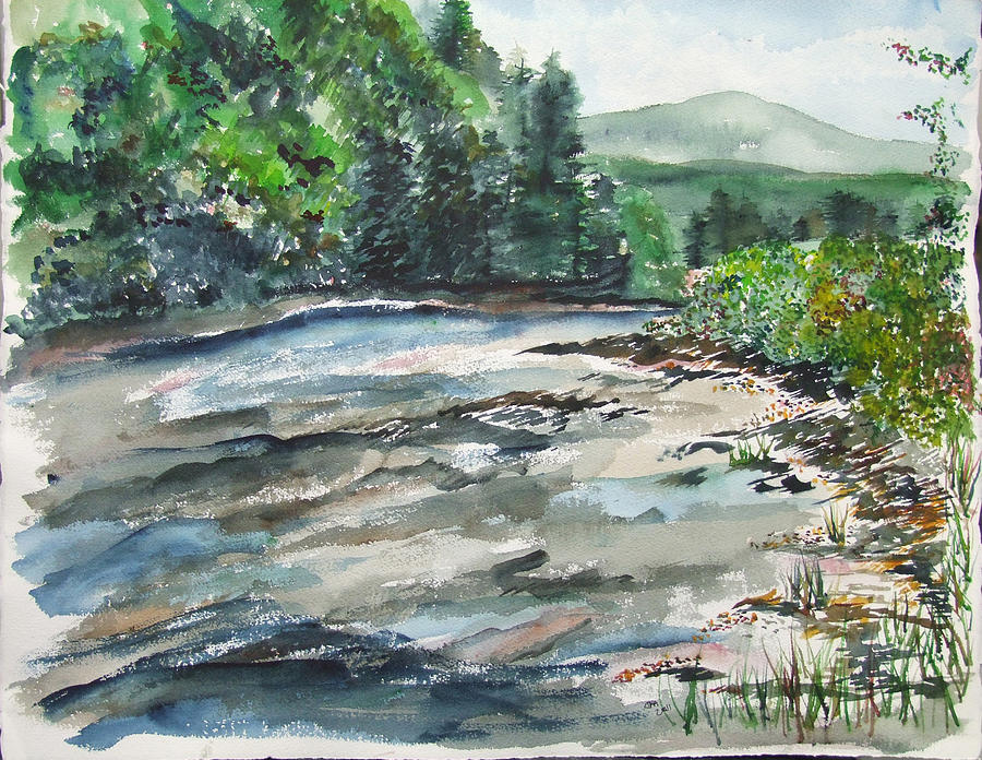 The Greenbrier River West Virginia Painting By Jan Anderson - Fine Art ...