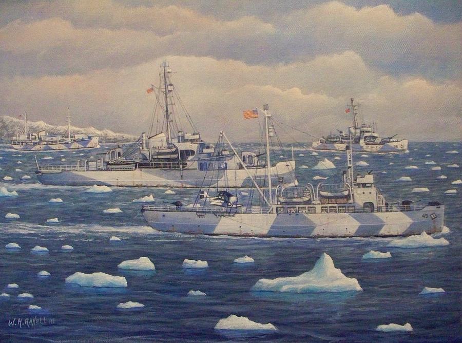 Transportation Painting - The Greenland Patrol by William Ravell