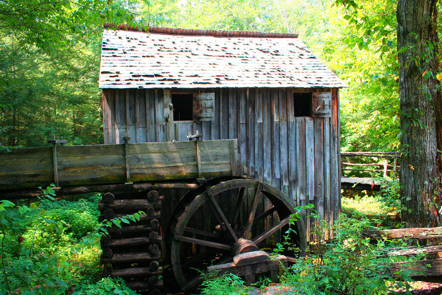 The Grist Mill Photograph by Barry Jones - Fine Art America