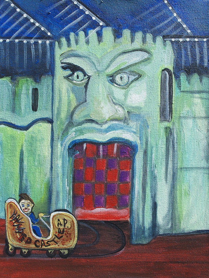 The Haunted Castle Painting by Patricia Arroyo