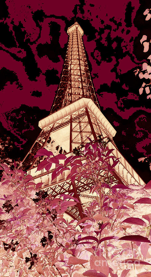 Paris Digital Art - The Heart of Paris - Digital Painting by Carol Groenen