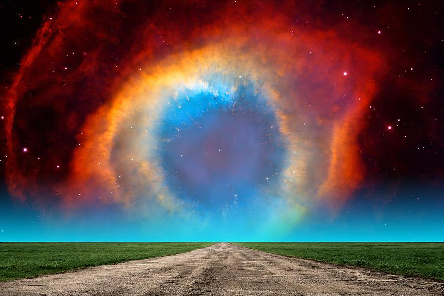 The Helix Nebula Road Photograph by Larry Landolfi