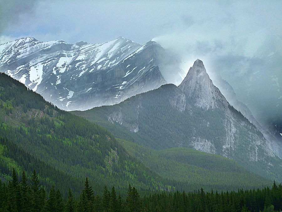Mountain Photograph - The High and The Mighty by George Cousins