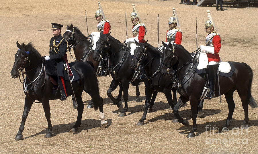 The Household Cavalry Performs Photograph By Andrew Chittock