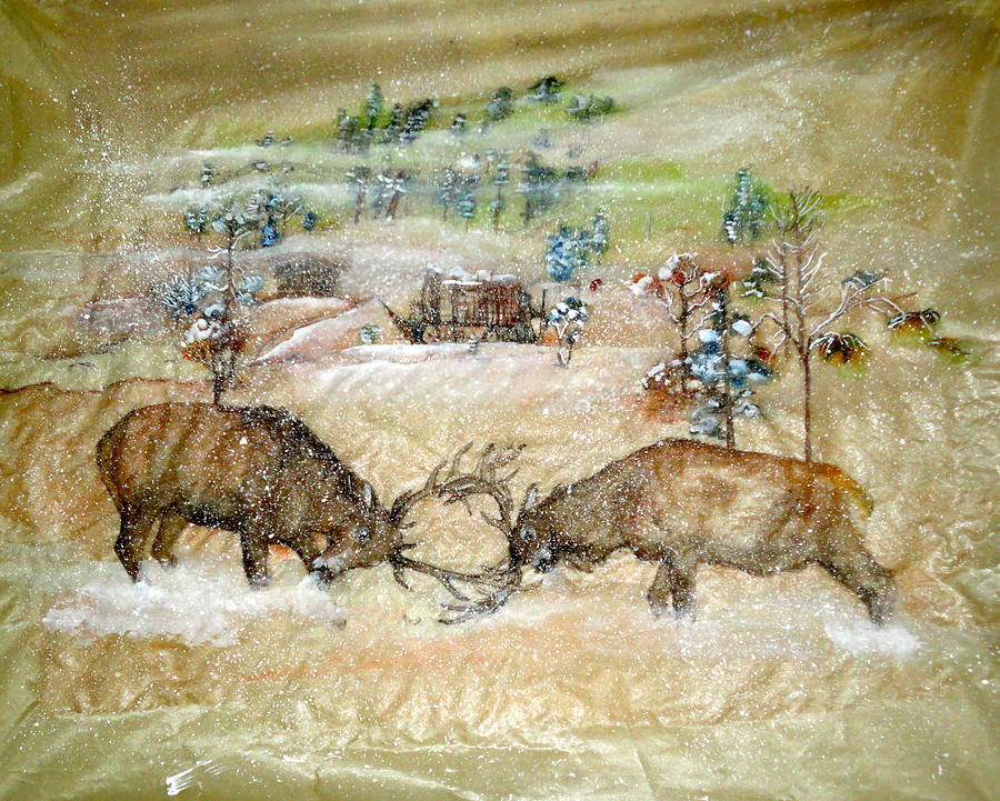 The Hunter And The Hunted Painting by Debbi Saccomanno Chan