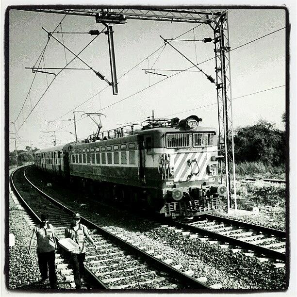 20 Photograph - The Indian Railways Chugs Along by Ankur Saxena