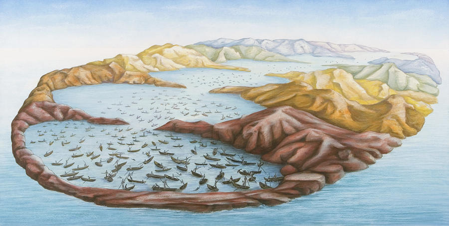 The Infinite Ocean Painting by Nad Wolinska