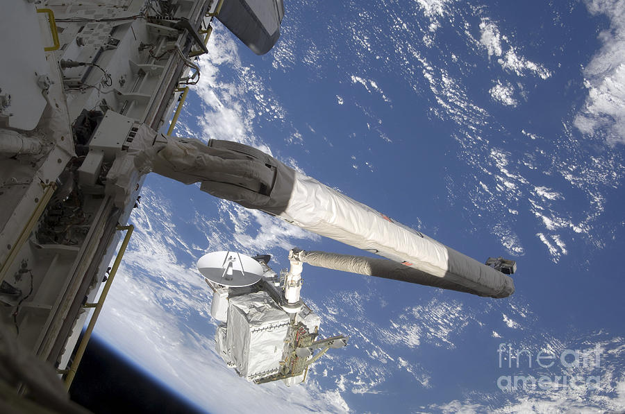 Space Photograph - The Integrated Cargo Carrier by Stocktrek Images