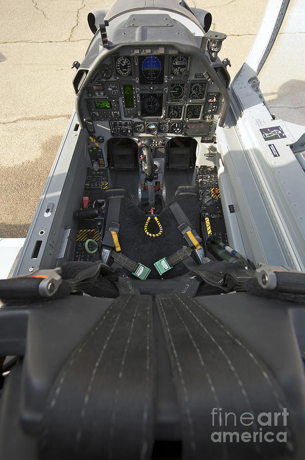 The Interior Cockpit Of An Iraqi Air Photograph by Terry Moore