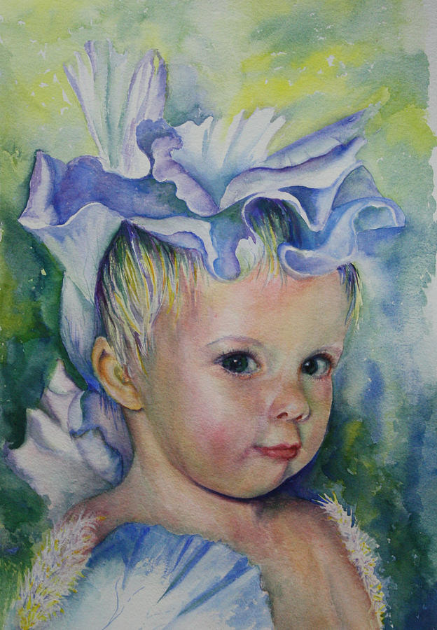 The Iris Princess Painting by Mary Beglau Wykes