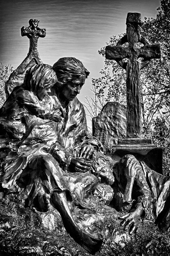 The Irish Hunger Memorial Detail 1 Photograph by Val Black Russian Tourchin