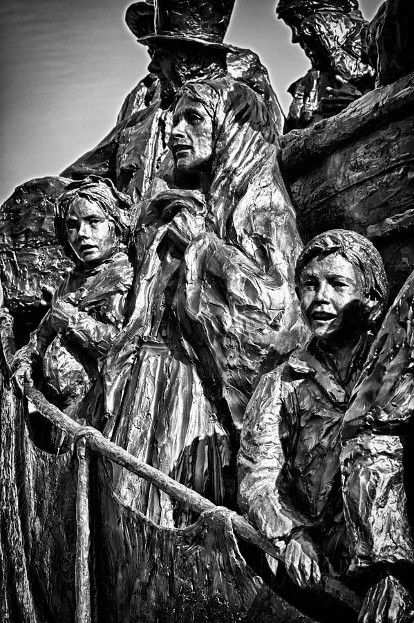 The Irish Hunger Memorial Detail 2 Photograph by Val Black Russian Tourchin