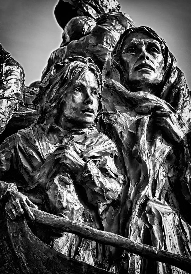 The Irish Hunger Memorial Detail 3 Photograph by Val Black Russian Tourchin