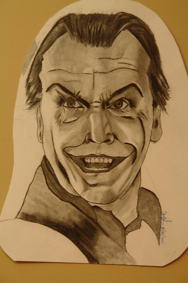 The Joker Drawing by Shawn Brooks - Fine Art America