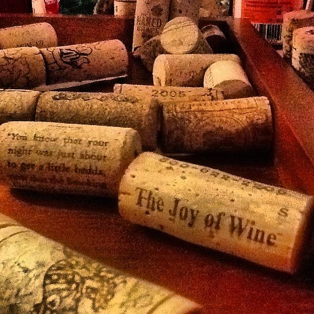 Cork Photograph - The #joy Of #art & #wine #winecork by Claudia Garcia Trejo