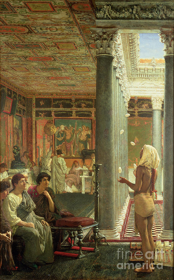 The Juggler Painting by Lawrence Alma-Tadema