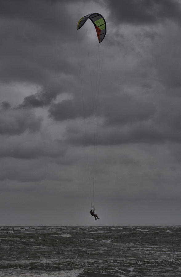 The Kite Surfer V2 Photograph by Douglas Barnard