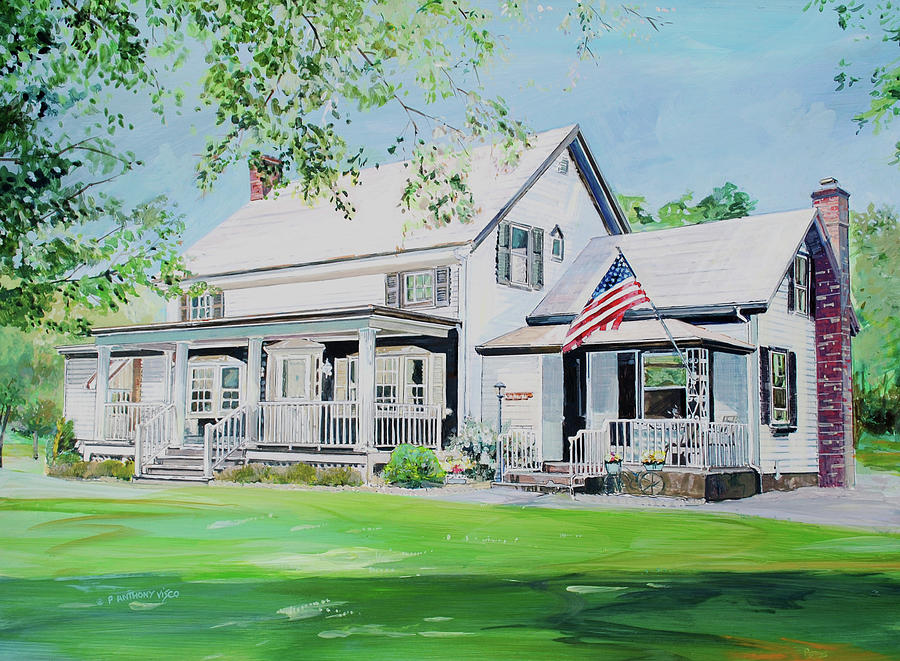 The LaBeau Home Painting by P Anthony Visco