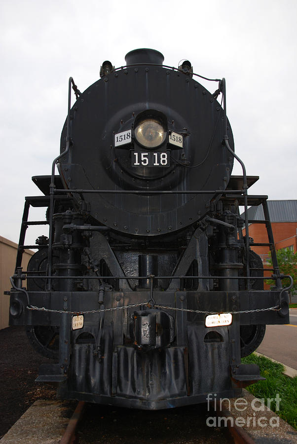 Transportation Photograph - The Last Iron Horse Loc 1518 in Paducah KY by Susanne Van Hulst