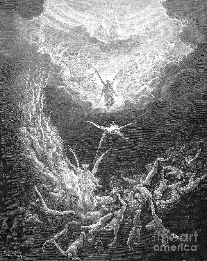 The Last Judgment Drawing by Gustave Dore Fine Art America