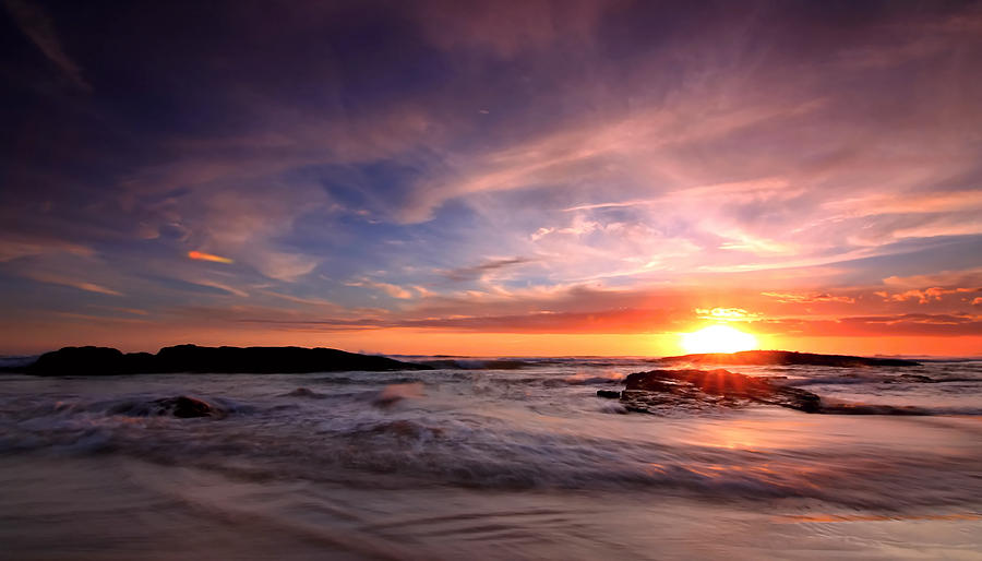Sunset Photograph - The last Rays by Paul Svensen