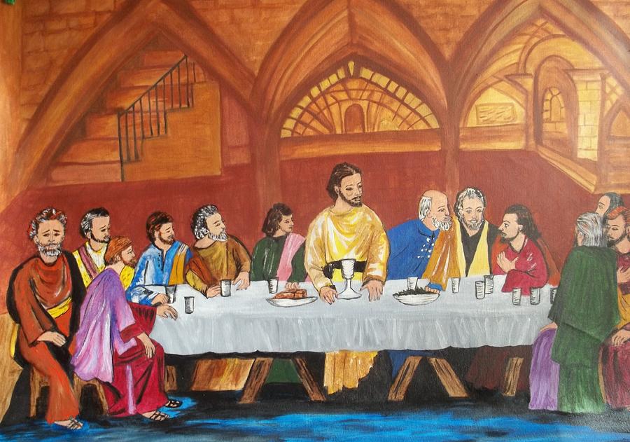 The Last Supper Painting by Iris Devadason