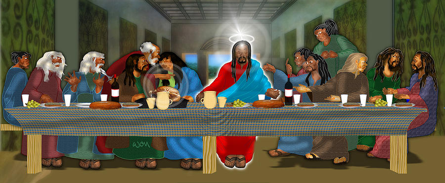 The last Supper Digital Art by Wilfred Mellers - Fine Art America