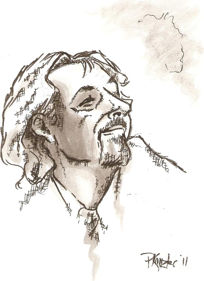 The Leader Of The Choir Drawing by Patricia Kanzler