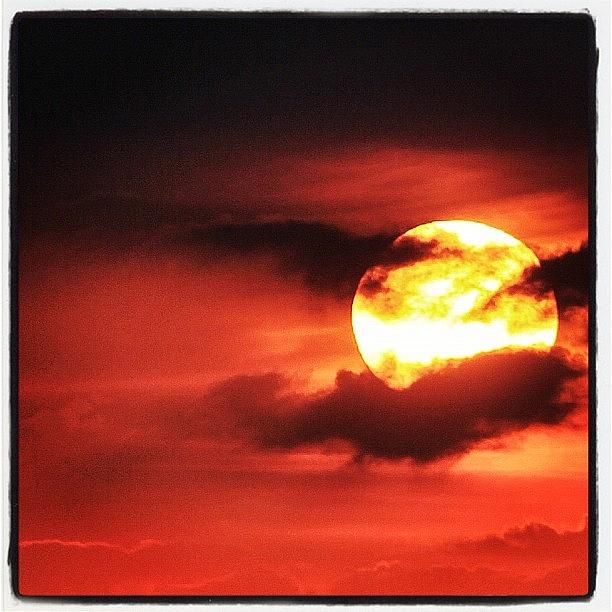 The Leeds Sunset 10/08/2012 Photograph by Carl Milner