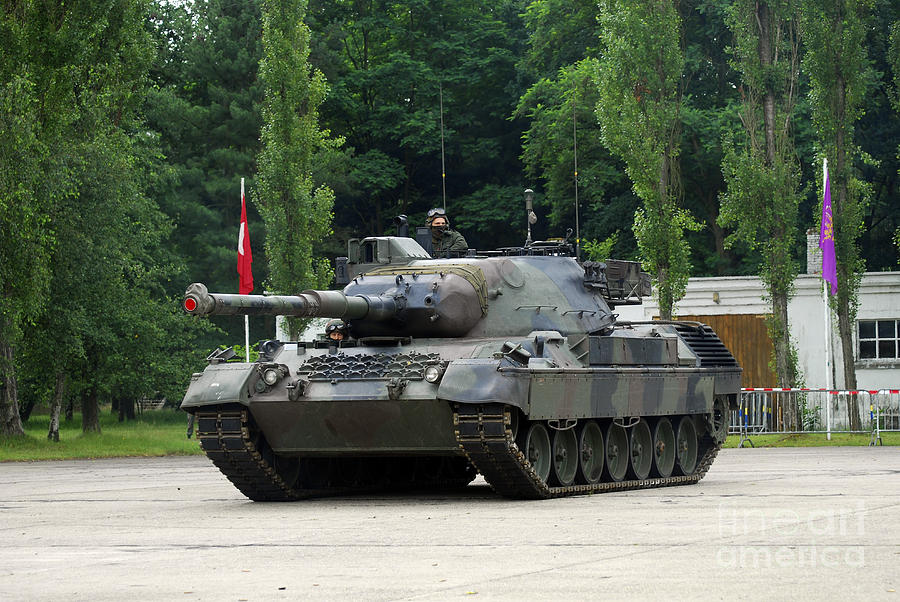 The Leopard 1a5 Mbt Of The Belgian Army Photograph