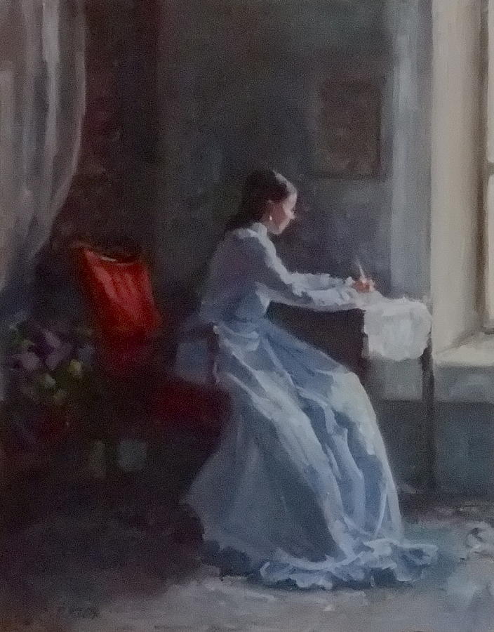 The Letter Painting By Frances Kuta Fine Art America