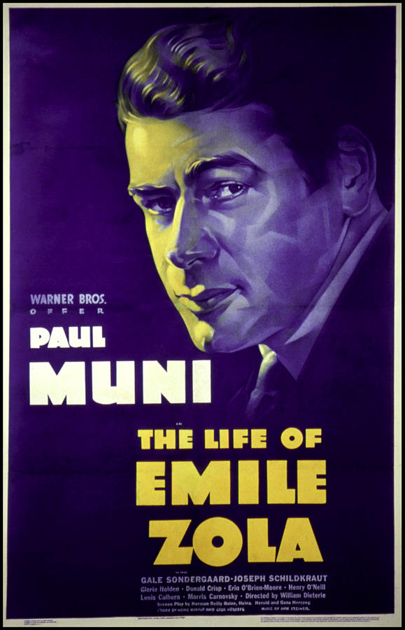 The Life Of Emile Zola, Paul Muni, 1937 Photograph by Everett