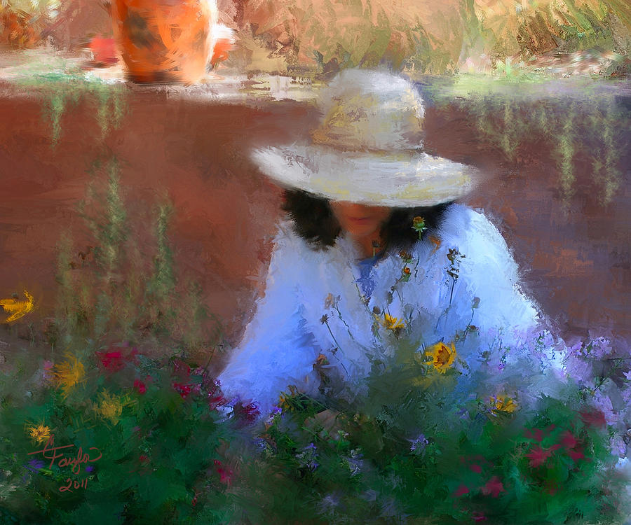 The Light of the Garden Painting by Colleen Taylor