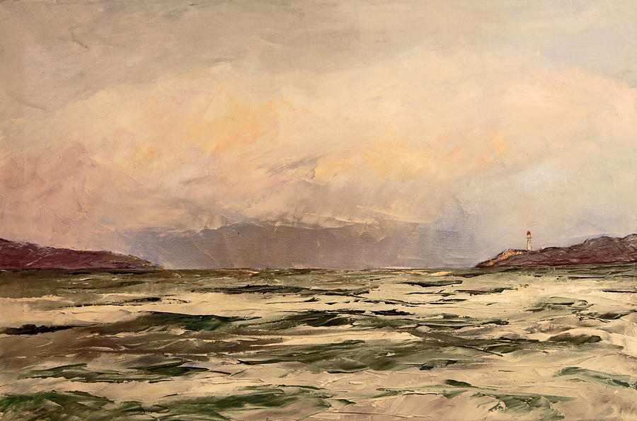 The Lighthouse Painting by John Stuart Webbstock