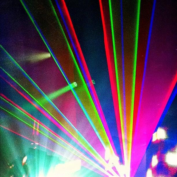 Rage Photograph - The Lights Were So Pretty Last Night by Claire Raymond