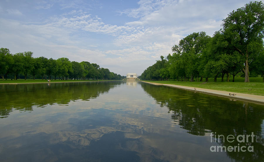 The Lincoln Memorial and Reflecting Pool Photograph by Jim Moore
