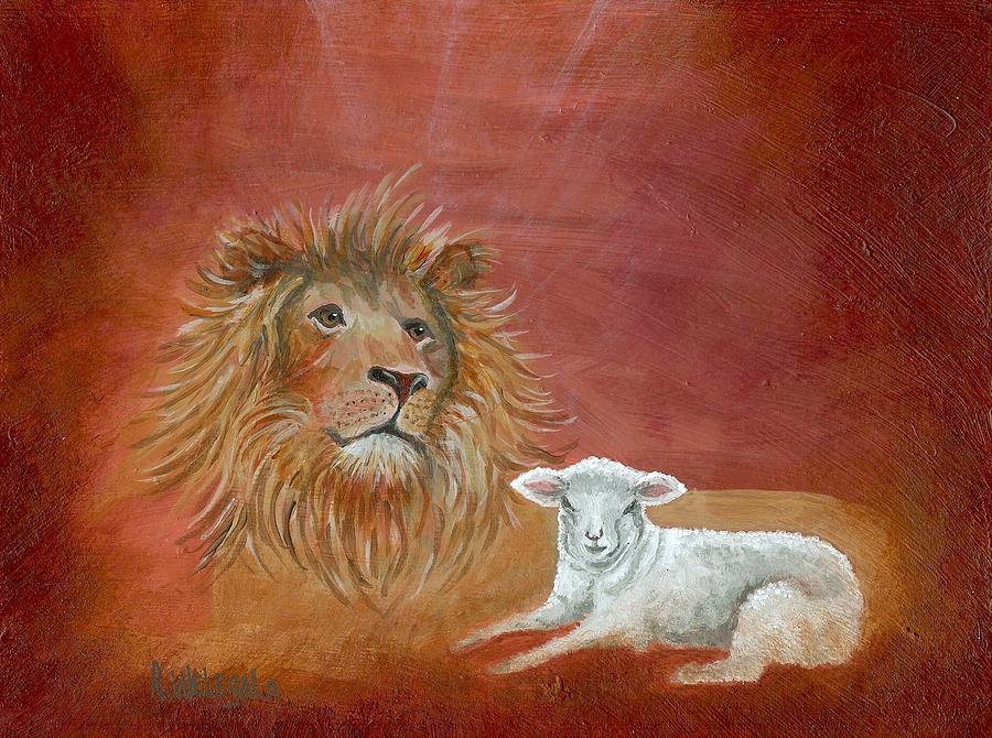 The Lion And The Lamb by Rita Welegala