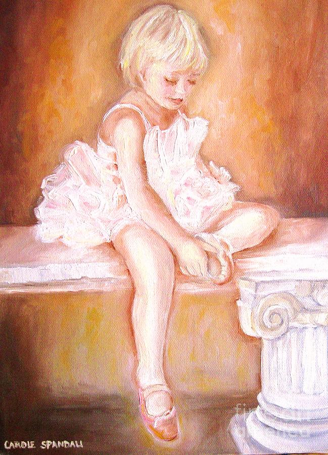 The Little Ballerina Painting by Carole Spandau