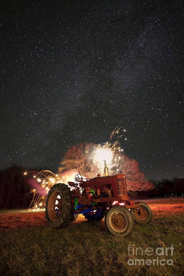 The Little Red Tractor that Could Photograph by Keith Kapple