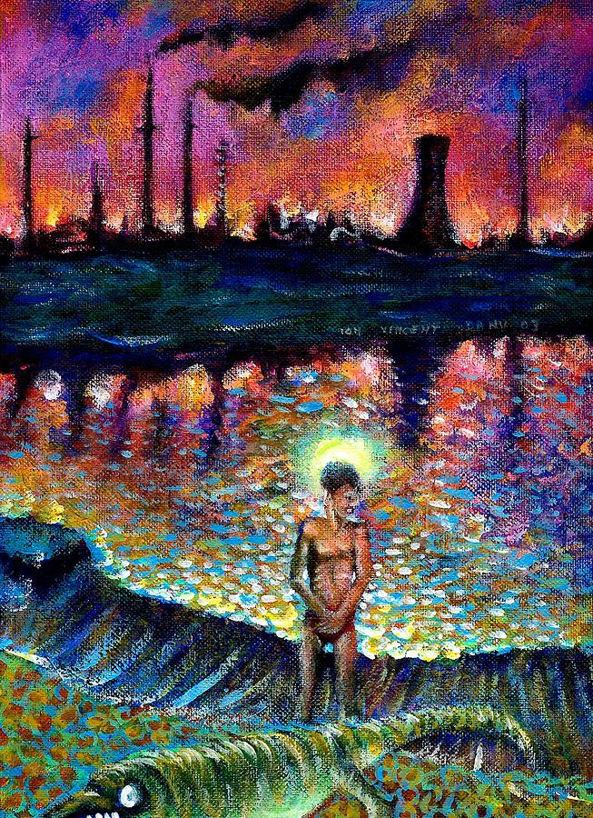 Summer Painting - The Little Saint from Copsa Mica by ITI Ion Vincent Danu